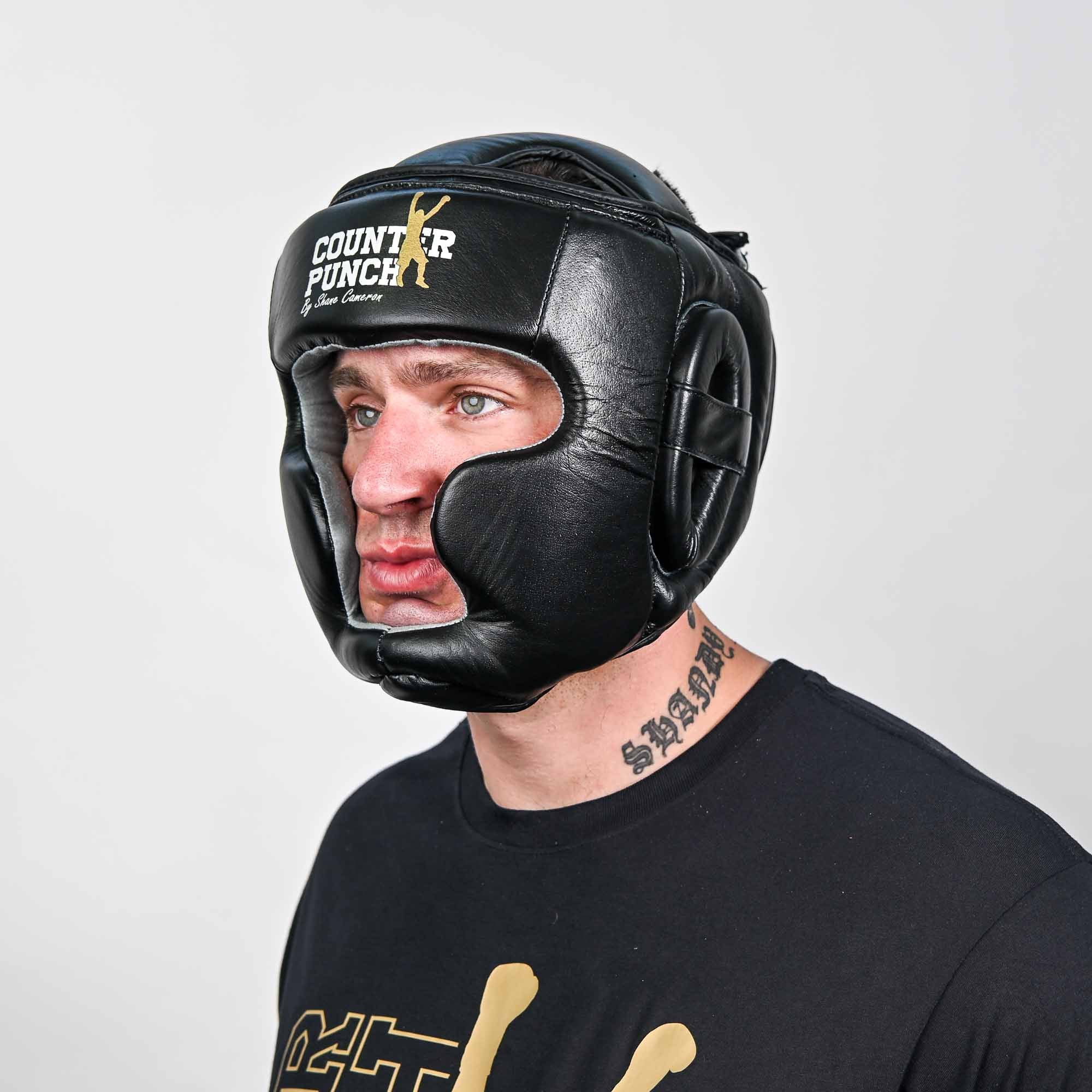 Premium Leather Full Face Headgear